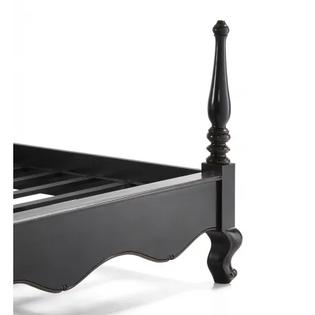 CAMA VINTAGE NEGRA en Mueblesguadalhorce.es