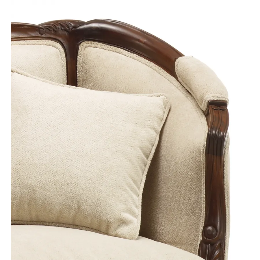 SOFA VINTAGE LOUIS HONEY 2 PLAZAS CON COJIN en Mueblesguadalhorce.es