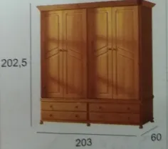 Armario Provenza 4 puertas en Mueblesguadalhorce.es 2