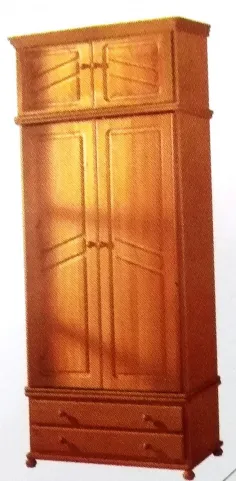Armario 2 puertas macizas modelo Provenza en Mueblesguadalhorce.es