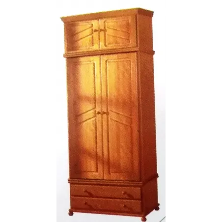Armario 2 puertas macizas modelo Provenza en Mueblesguadalhorce.es