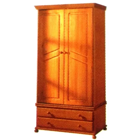 Armario 2 puertas macizas modelo Provenza en Mueblesguadalhorce.es