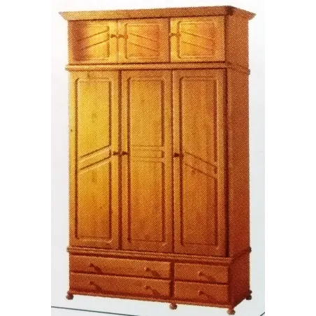 Armario 3 puertas macizas modelo Provenza en Mueblesguadalhorce.es