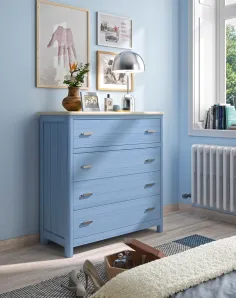 Cómoda cuatro cajones Cerdeña en Mueblesguadalhorce.es