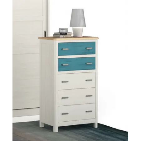 Sinfonier cinco cajones colonial en Mueblesguadalhorce.es