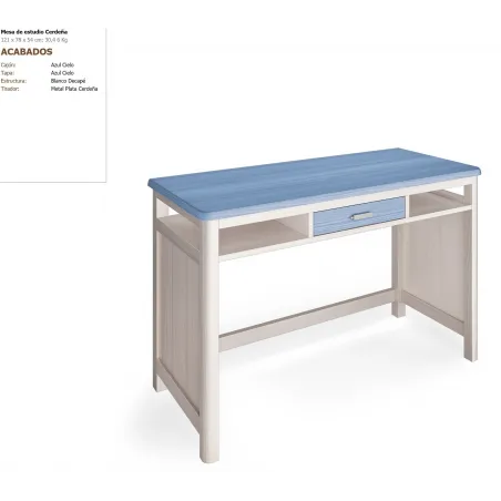 Mesa de estudio Cerdeña colonial en Mueblesguadalhorce.es