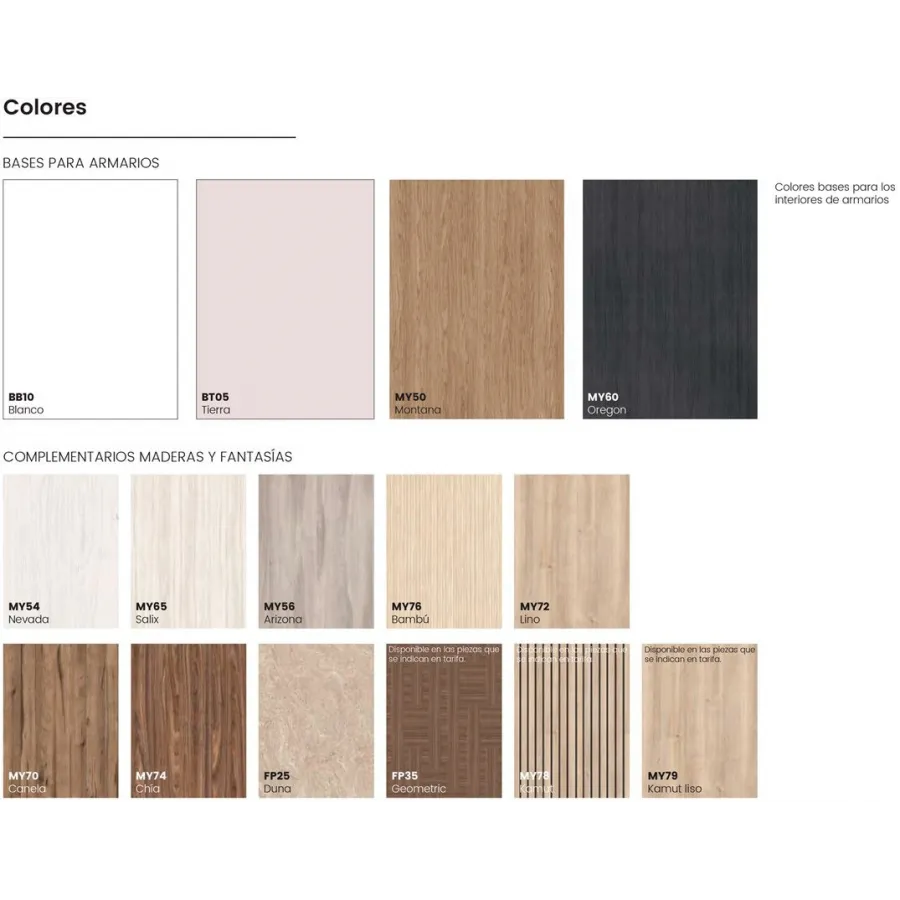 Abatible horizontal 150 con estanterías f43