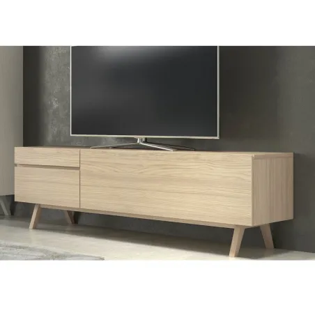 Mueble tv 180 cm. diseño en madera en Mueblesguadalhorce.es