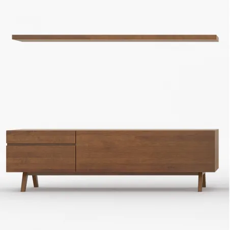Mueble tv 180 cm. diseño en madera en Mueblesguadalhorce.es