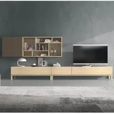 Salón de inspiración nórdica Zoe en Mueblesguadalhorce.es