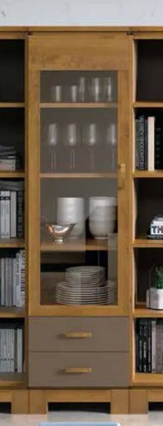 Vitrina alta Vega 1 puerta en Mueblesguadalhorce.es