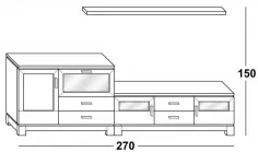 Mueble de salón contemporáneo en Mueblesguadalhorce.es 2
