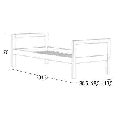 Cama Plafón juvenil en Mueblesguadalhorce.es