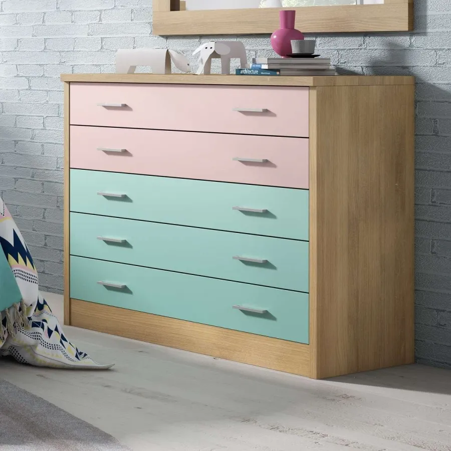 Cómoda Coral 5C en Mueblesguadalhorce.es