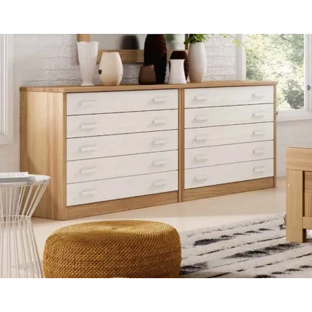 Cómoda Coral 5C en Mueblesguadalhorce.es