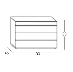 Cómoda Zoe diseño actual en Mueblesguadalhorce.es 2