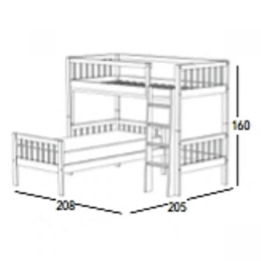 Cama litera Palillos