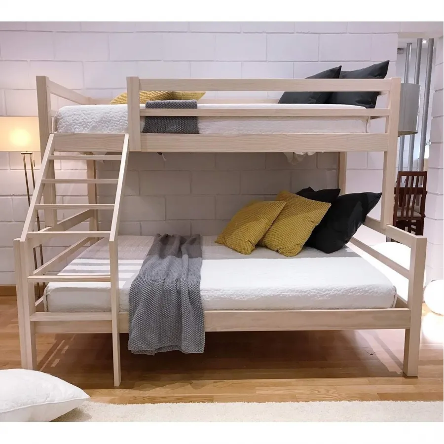 Litera Lola de matrimonio pino macizo en Mueblesguadalhorce.es