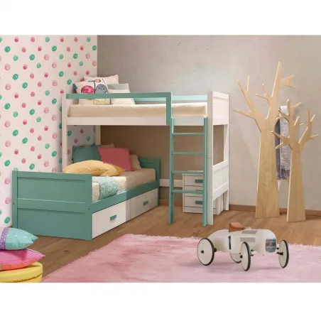 Litera modelo Vito L con cajones es