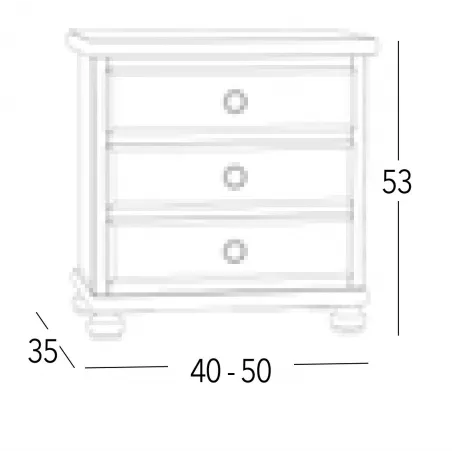 Mesita Provenza juvenil 3C en Mueblesguadalhorce.es