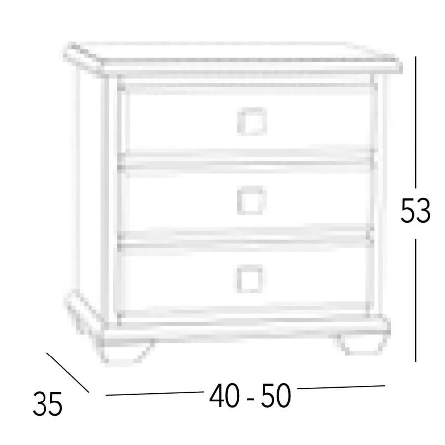 Mesita Maya 3C en Mueblesguadalhorce.es