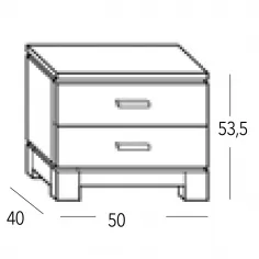 Mesita Vega recta 2C en Mueblesguadalhorce.es 2