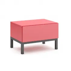 Mesita Zoe 1C pata madera en Mueblesguadalhorce.es