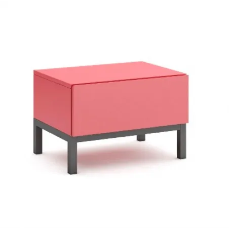 Mesita Zoe 1C pata madera en Mueblesguadalhorce.es