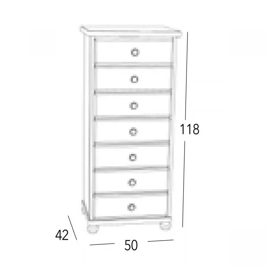 Sinfonier 50 Provenza 7C en Mueblesguadalhorce.es