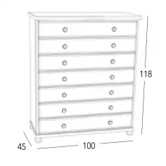 Sinfonier 100 Provenza 7C en Mueblesguadalhorce.es 2