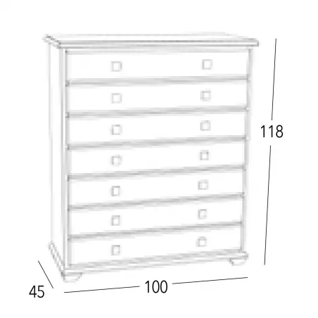 Sinfonier 100 Maya 7C en Mueblesguadalhorce.es