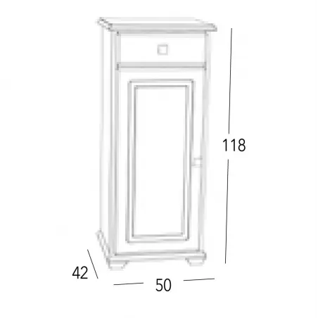 Zapatero 1P Maya juvenil 50 en Mueblesguadalhorce.es