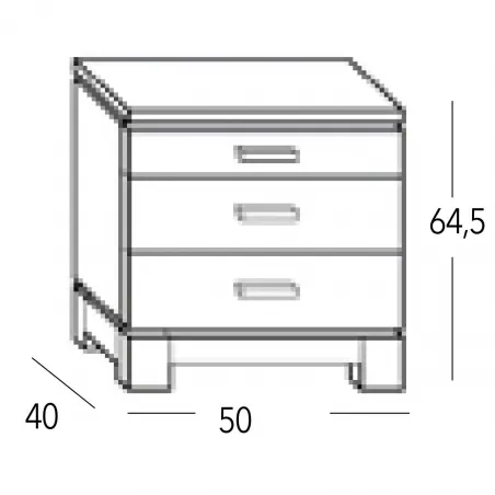 Mesita Vega 50 3C en Mueblesguadalhorce.es