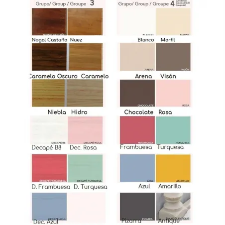 Litera Coral Barras 105 madera maciza