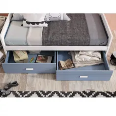 Cama Coral con cajones de gran capacidad 2