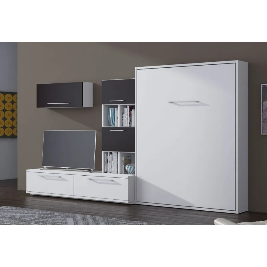 Cama abatible vertical multimedida