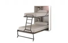 Litera abatible con cama de matrimonio