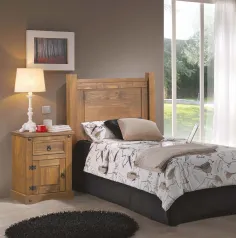 Cabecero juvenil colonial madera maciza