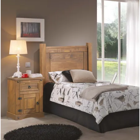 Cabecero juvenil colonial madera maciza