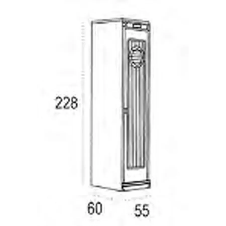 Armario Camarote madera de fresno una puerta en Mueblesguadalhorce.es