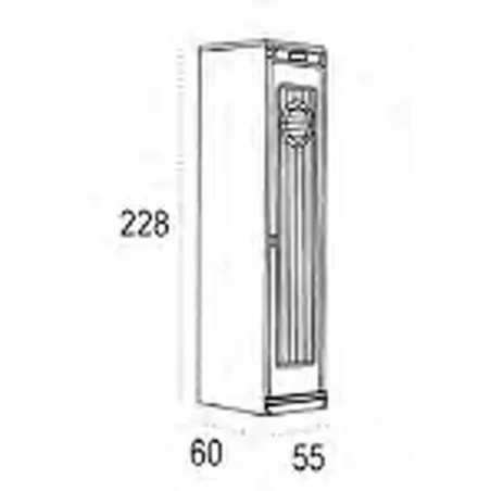 Armario Camarote madera de fresno una puerta en Mueblesguadalhorce.es