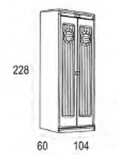 Armario naútico Camarote dos puertas en Mueblesguadalhorce.es 2