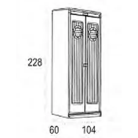 Armario naútico Camarote dos puertas en Mueblesguadalhorce.es