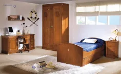 Dormitorio con nido dos camas Camarote en Mueblesguadalhorce.es