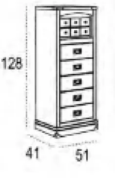 Sinfonier 11 cajones Camarote en Mueblesguadalhorce.es 2