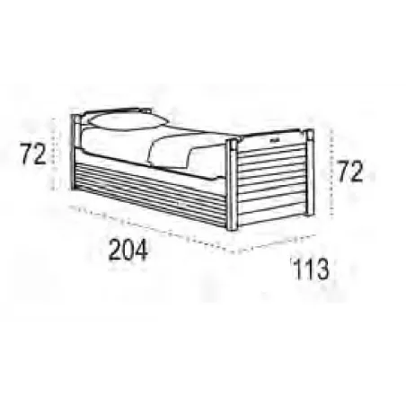 Cama nido Camarote con cajones en Mueblesguadalhorce.es