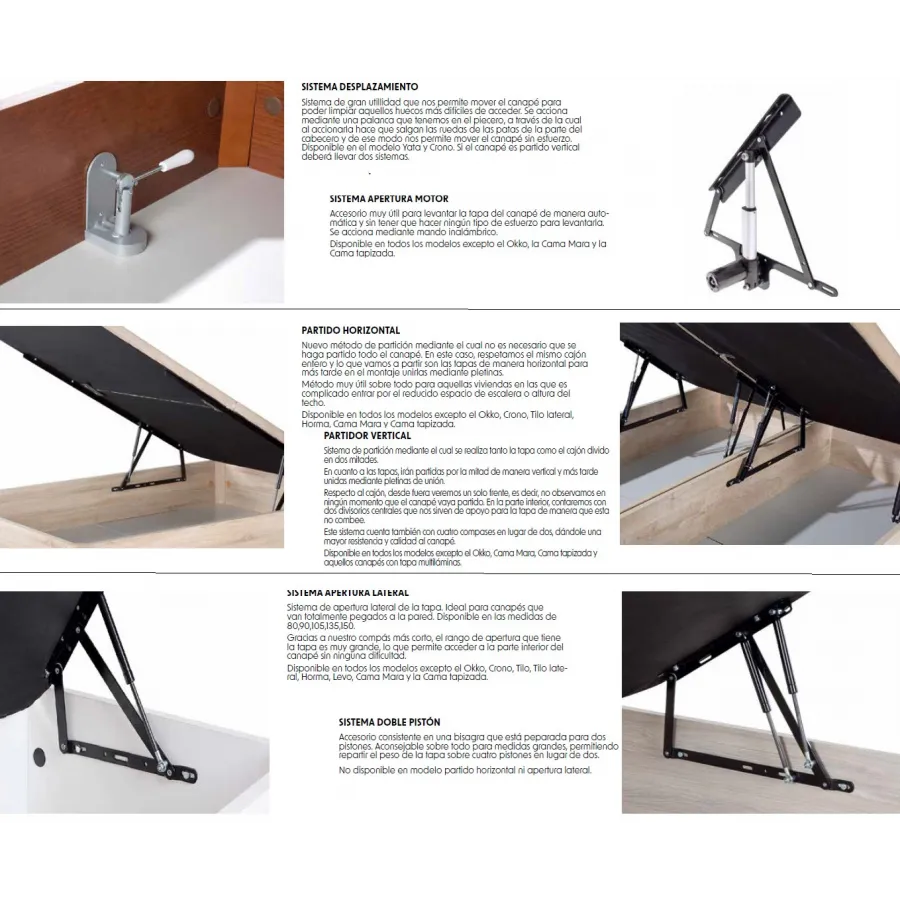 Canapé modelo Crono articulado 1 cuerpo de Cotino en Mueblesguadalhorce.es