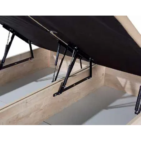 Canapé crono articulado eléctrico 2 cuerpos patas de haya