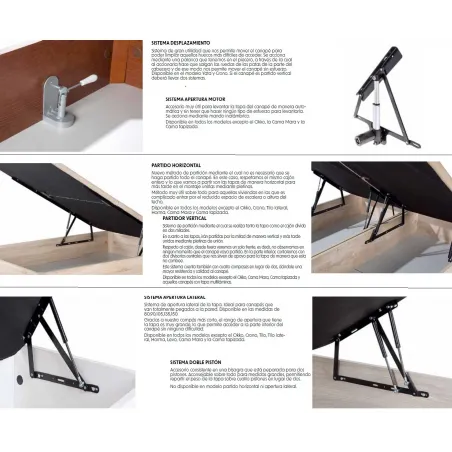 Canapé modelo Crono articulado 2 cuerpos de Cotino en Mueblesguadalhorce.es