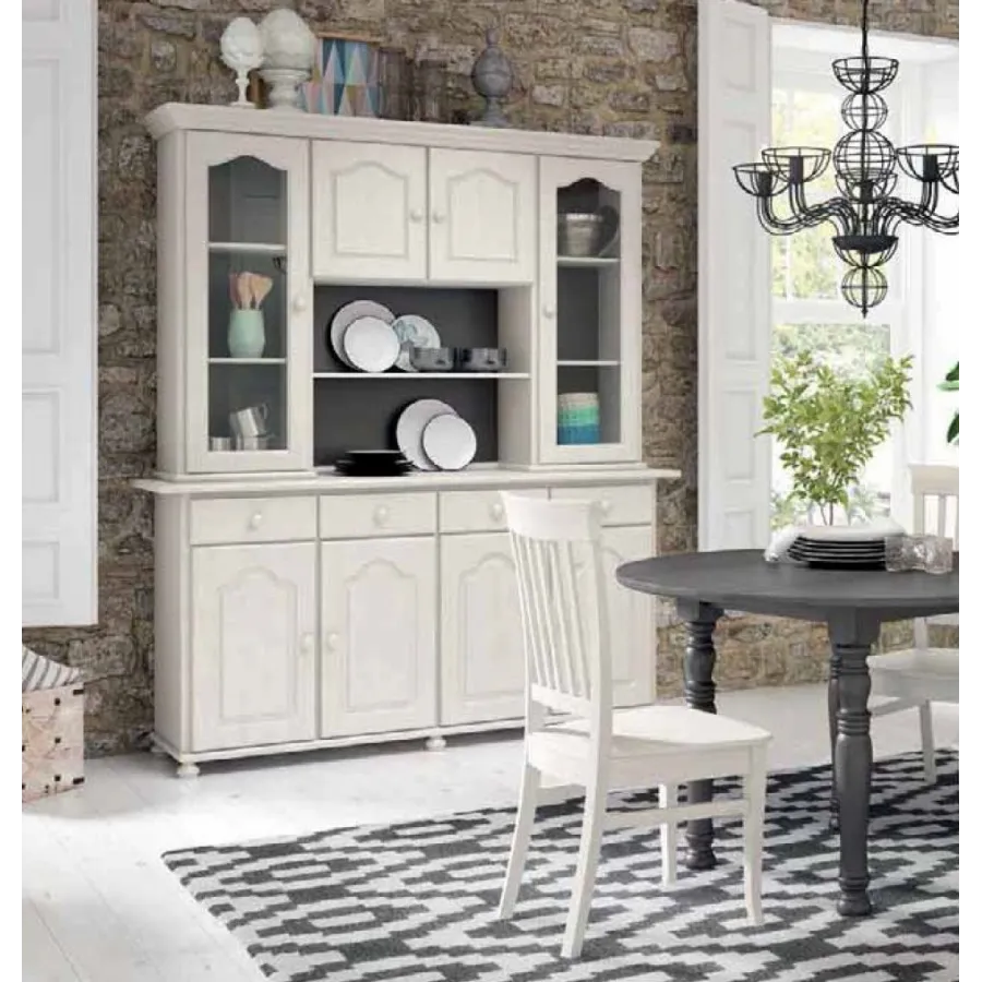 VAJILLERO MADERA MACIZA CON COLORES Y MEDIDAS A ELEGIR